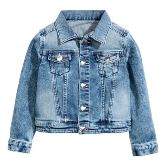 h&m girls denim jacket